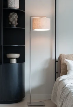 Sale It's about RoMi Boston M Vloerlamp Sand, Light Linen