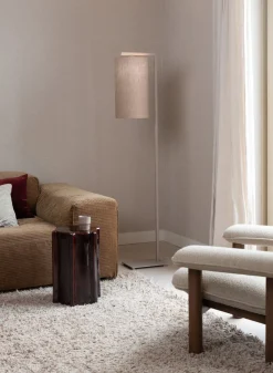 Discount It's about RoMi Boston Vloerlamp Sand, Dark Linen