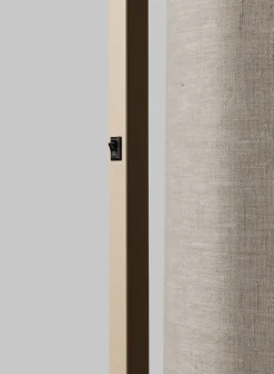 Discount It's about RoMi Boston Vloerlamp Sand, Dark Linen