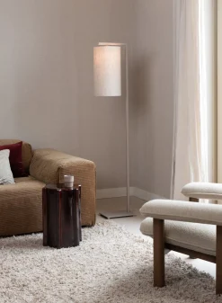 Clearance It's about RoMi Boston Vloerlamp Sand, Light Linen