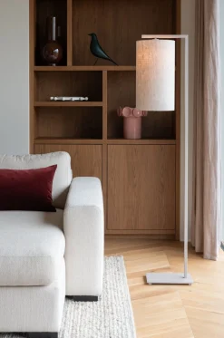 Clearance It's about RoMi Boston Vloerlamp Sand, Light Linen