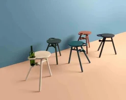 Outlet Pode Bottle Stool Bijzettafel zwart