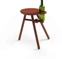 New Pode Bottle Stool Bijzettafel Rood