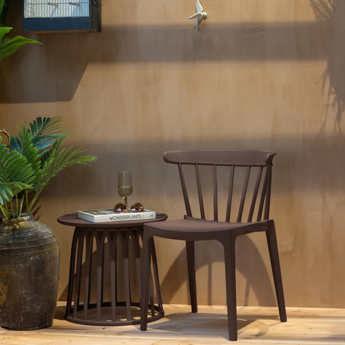 Outlet WOOOD Boy Tuin Bijzettafel Bruin