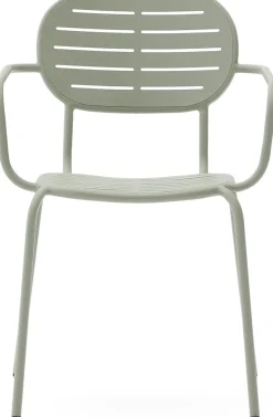 Kave Home Brai Tuin Armstoel Turquoise