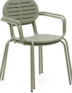 Kave Home Brai Tuin Armstoel Turquoise