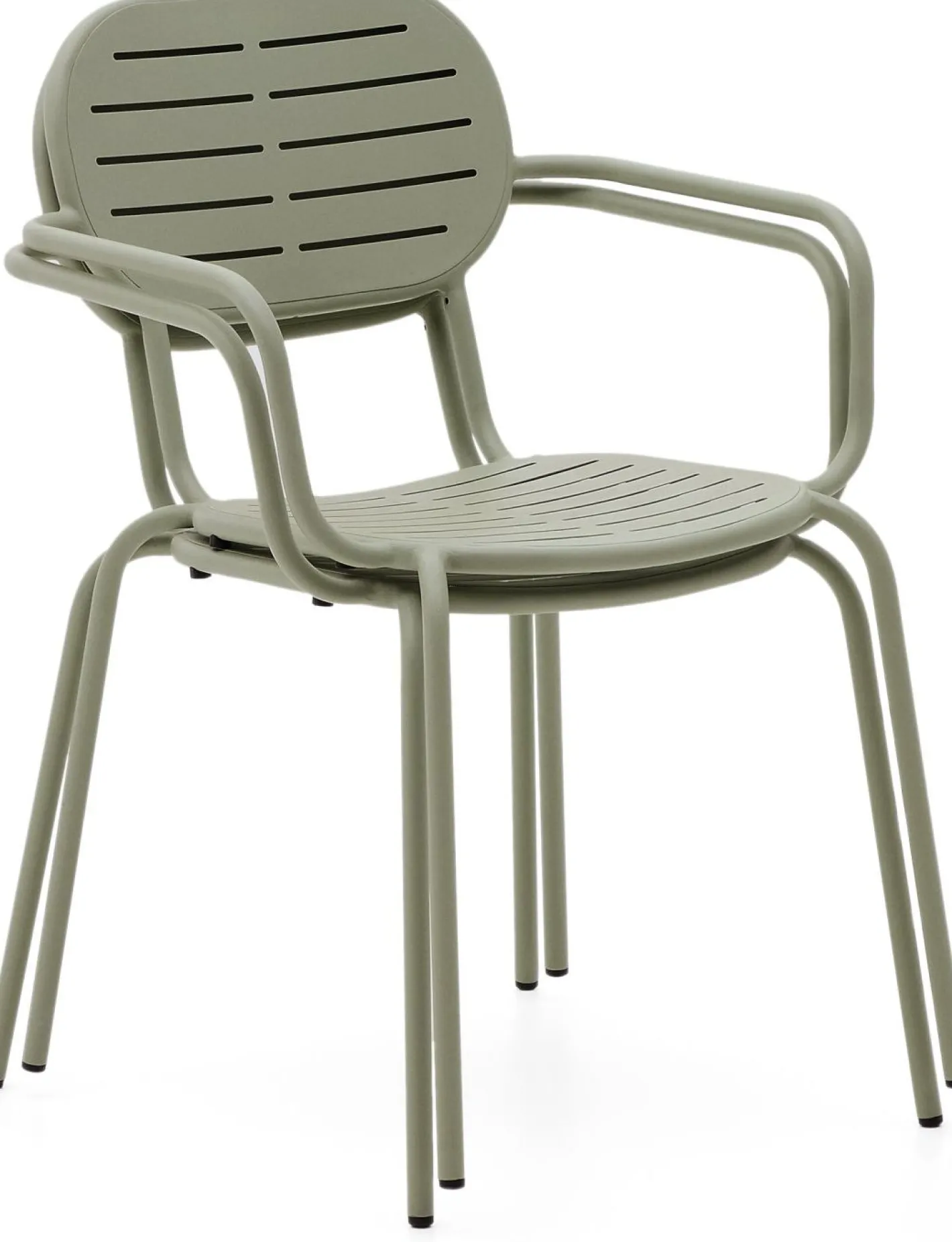 Kave Home Brai Tuin Armstoel Turquoise