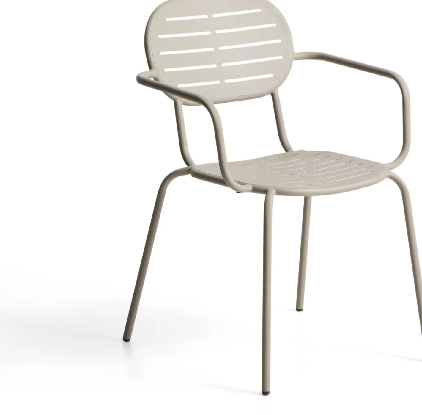Outlet Kave Home Brai Tuin Armstoel Taupe