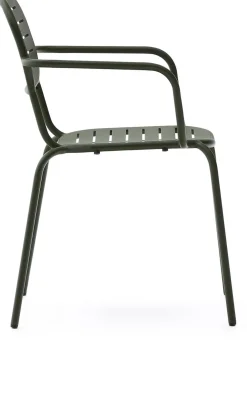 Sale Kave Home Brai Tuin Armstoel Donkergroen