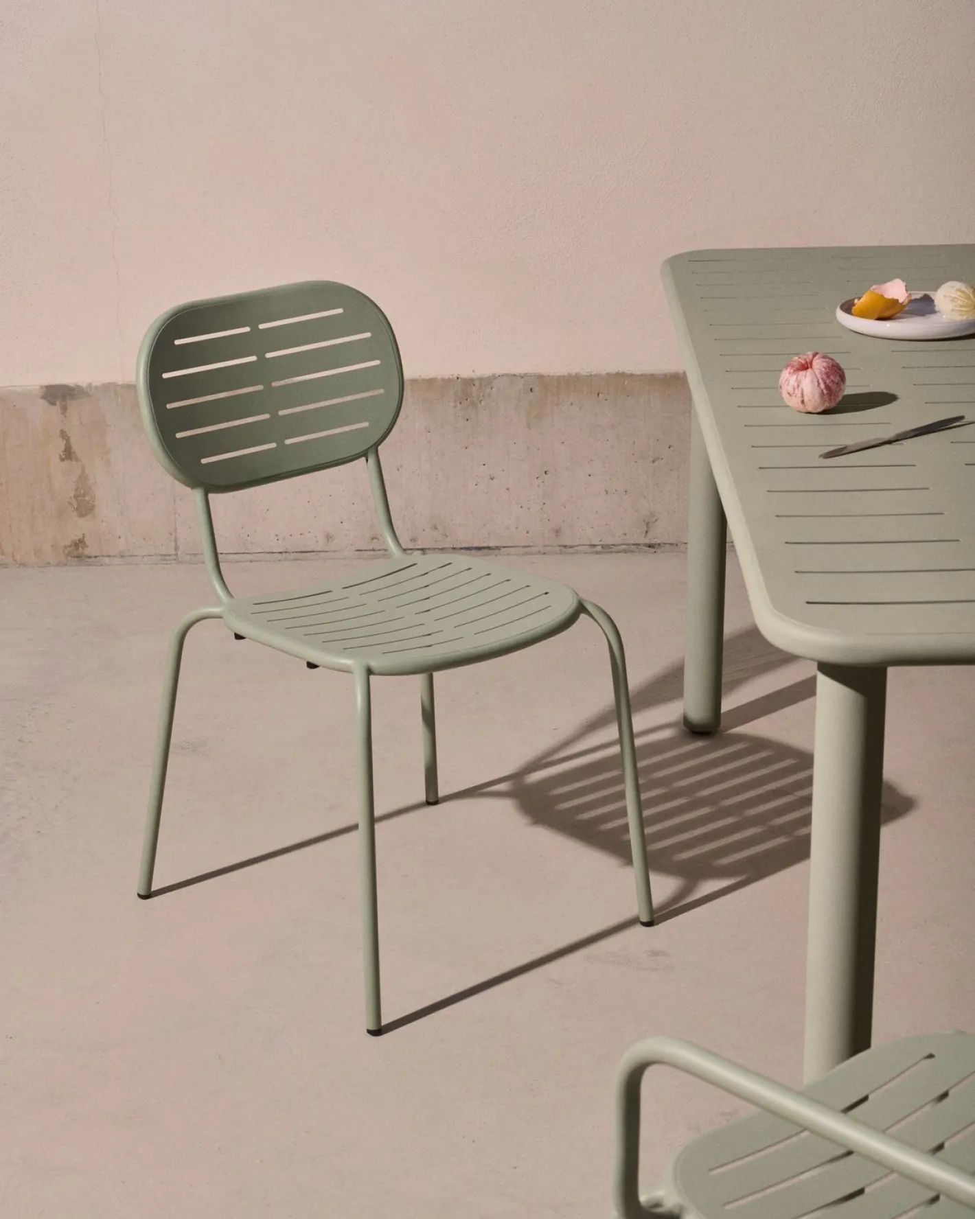Outlet Kave Home Brai Tuinstoel Turquoise