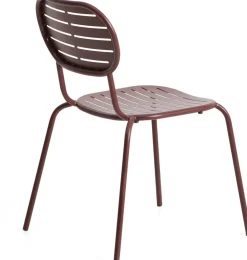 Kave Home Brai Tuinstoel Donkerrood