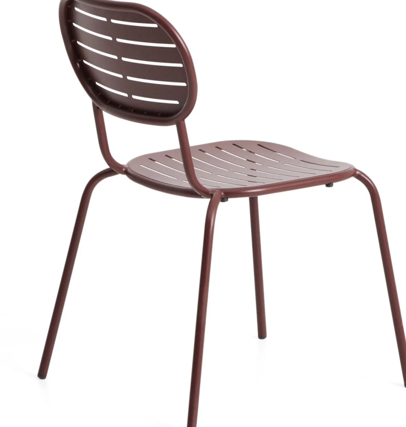 Kave Home Brai Tuinstoel Donkerrood