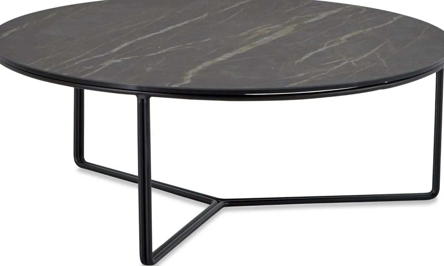 Online Montèl Breece Salontafel Noir desir bocciardato, zwart