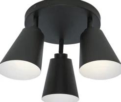 Online It's about RoMi Bremen 3 spots Plafondlamp Black