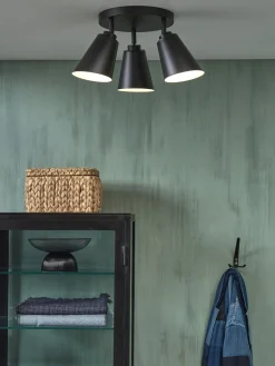 Online It's about RoMi Bremen 3 spots Plafondlamp Black