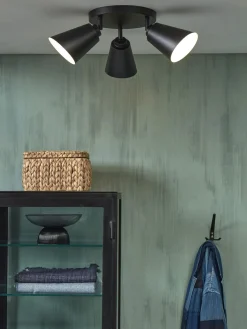 Online It's about RoMi Bremen 3 spots Plafondlamp Black