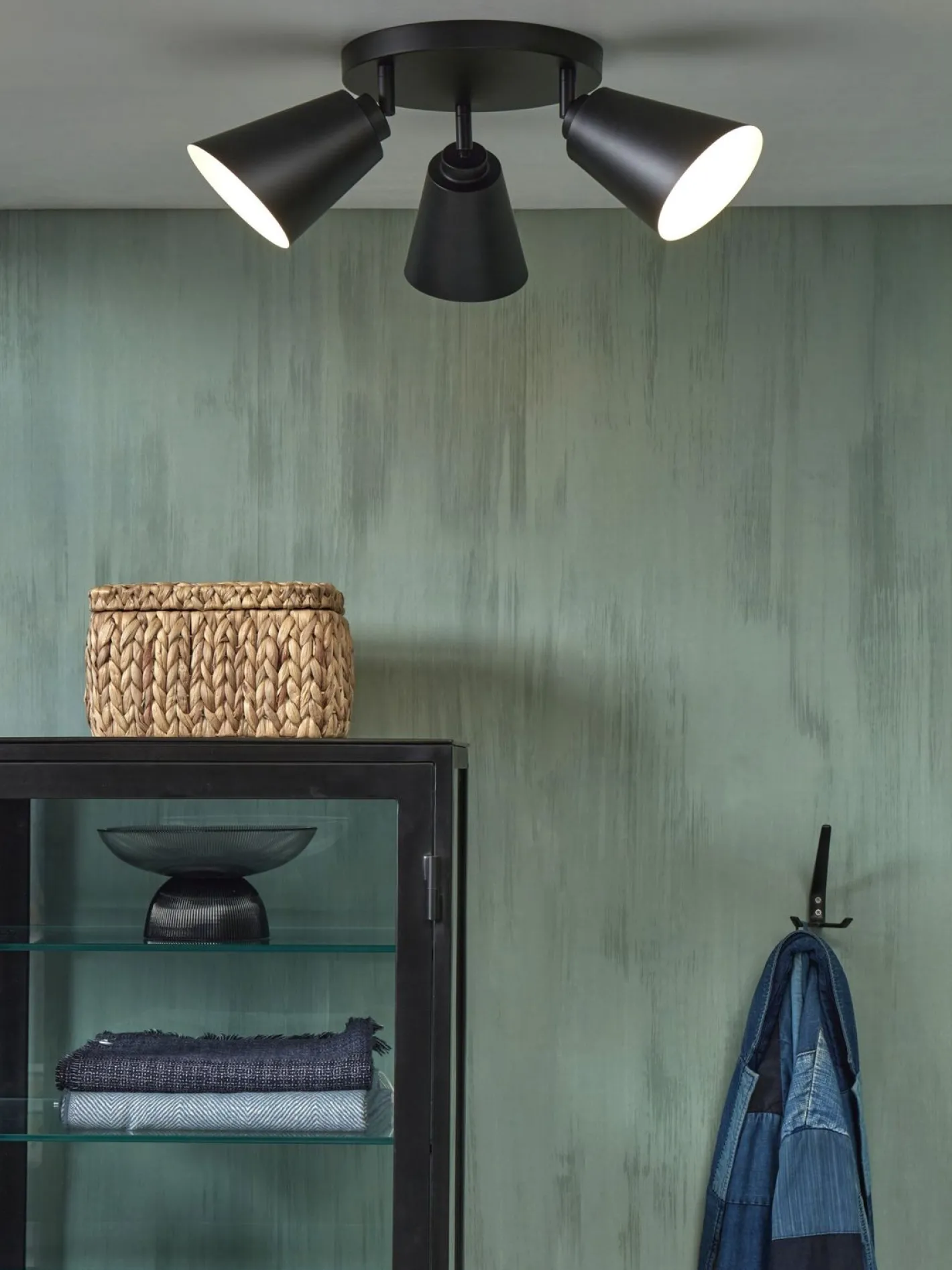 Online It's about RoMi Bremen 3 spots Plafondlamp Black