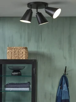 Online It's about RoMi Bremen 3 spots Plafondlamp Black