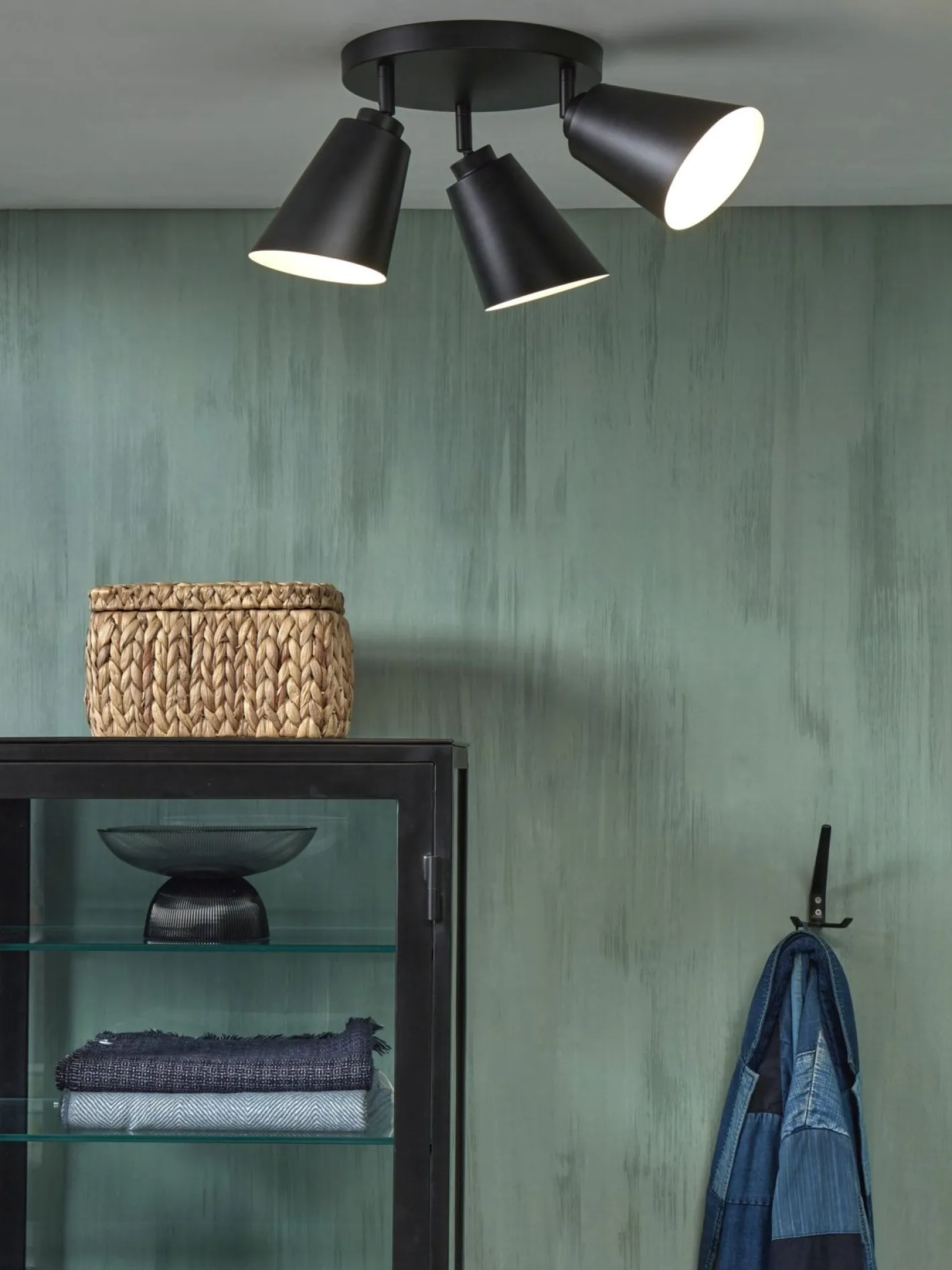 Online It's about RoMi Bremen 3 spots Plafondlamp Black