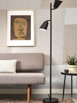Clearance It's about RoMi Bremen 2 spots Vloerlamp Black