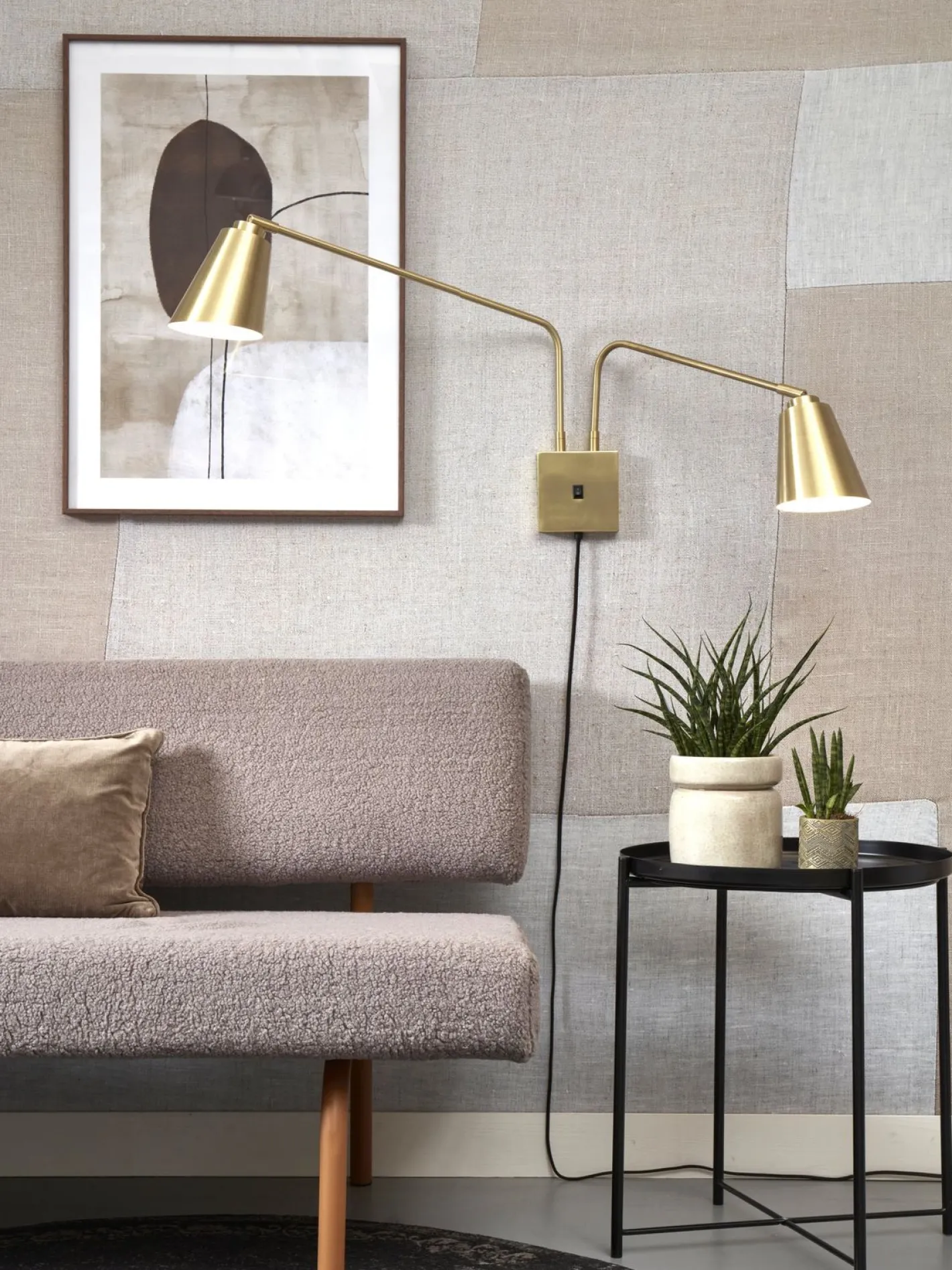 Online It's about RoMi Bremen 2 spots Wandlamp Gold