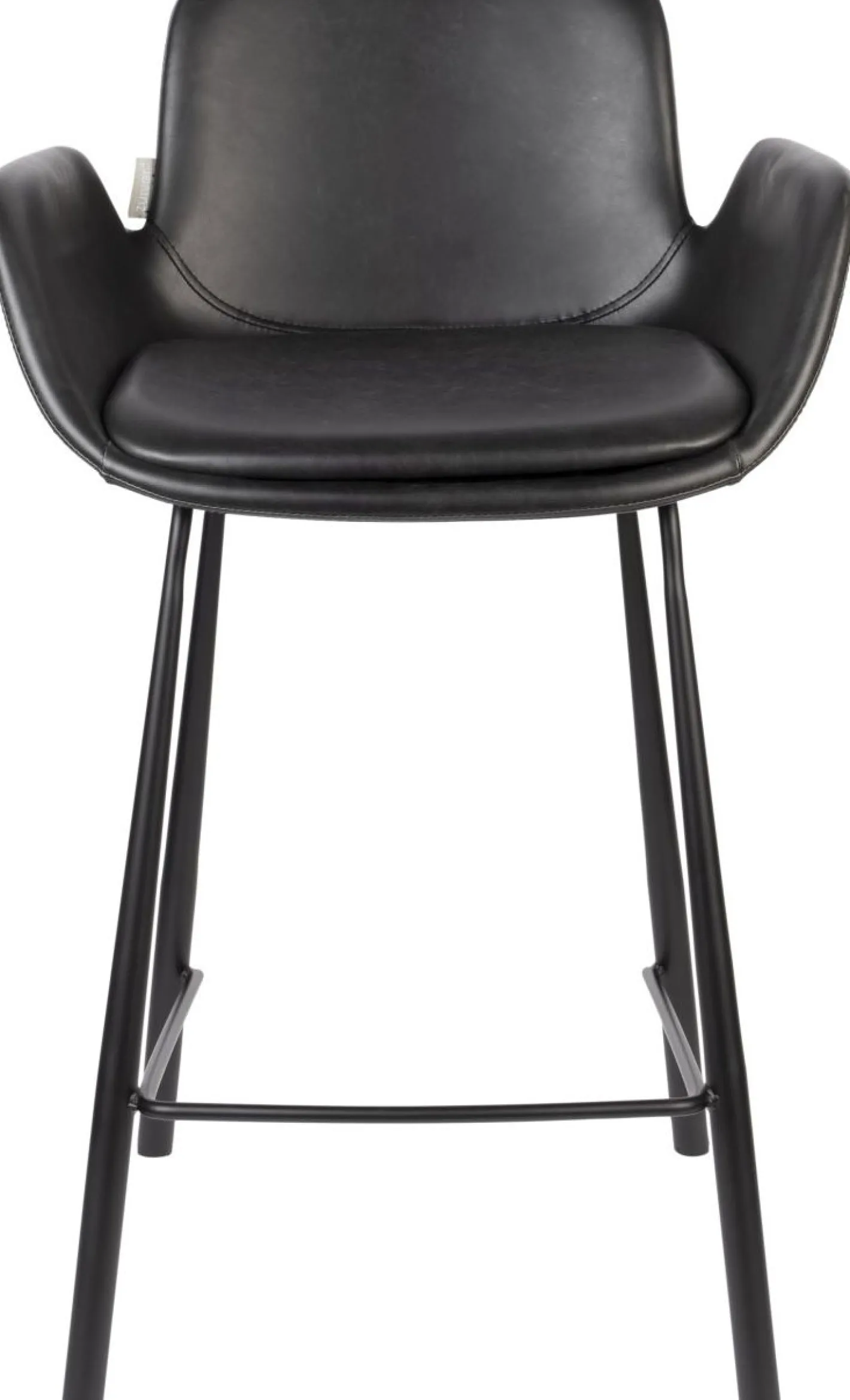 Discount Zuiver Brit LL (set van 2) Barkruk Black