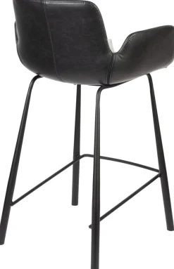 Discount Zuiver Brit LL (set van 2) Barkruk Black