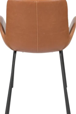 Discount Zuiver Brit (set van 2) Eetkamerstoel Brown
