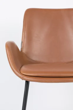 Discount Zuiver Brit (set van 2) Eetkamerstoel Brown