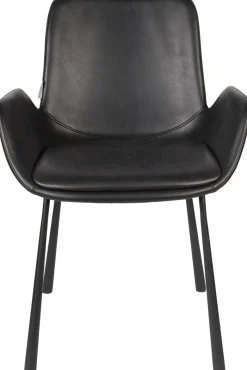 Clearance Zuiver Brit (set van 2) Eetkamerstoel Black