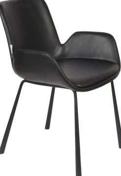 Clearance Zuiver Brit (set van 2) Eetkamerstoel Black