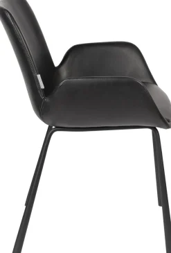 Clearance Zuiver Brit (set van 2) Eetkamerstoel Black