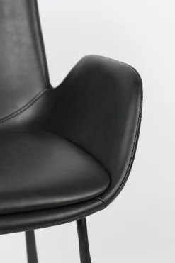 Clearance Zuiver Brit (set van 2) Eetkamerstoel Black