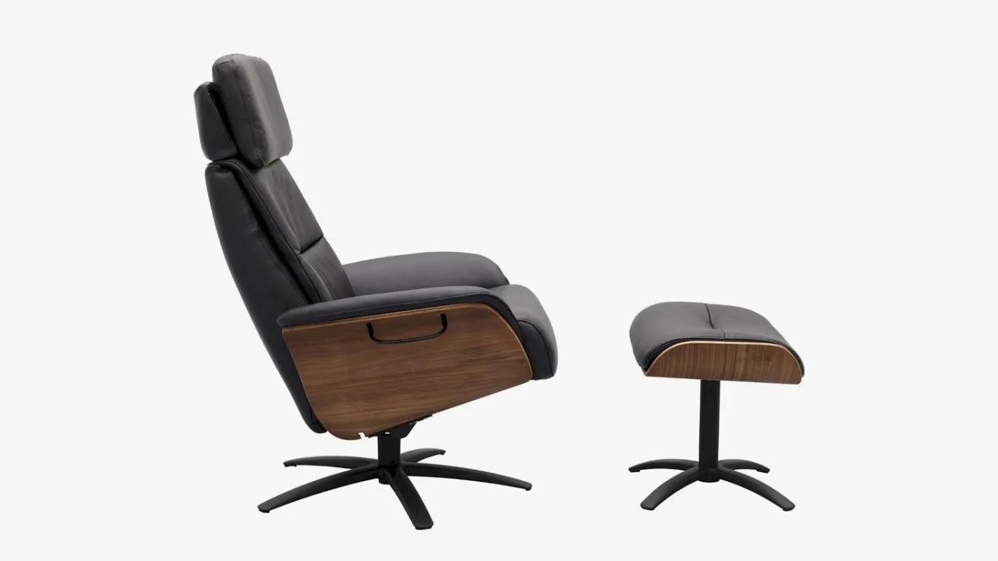Clearance Trendhopper Brixen Relaxfauteuil Semi Black