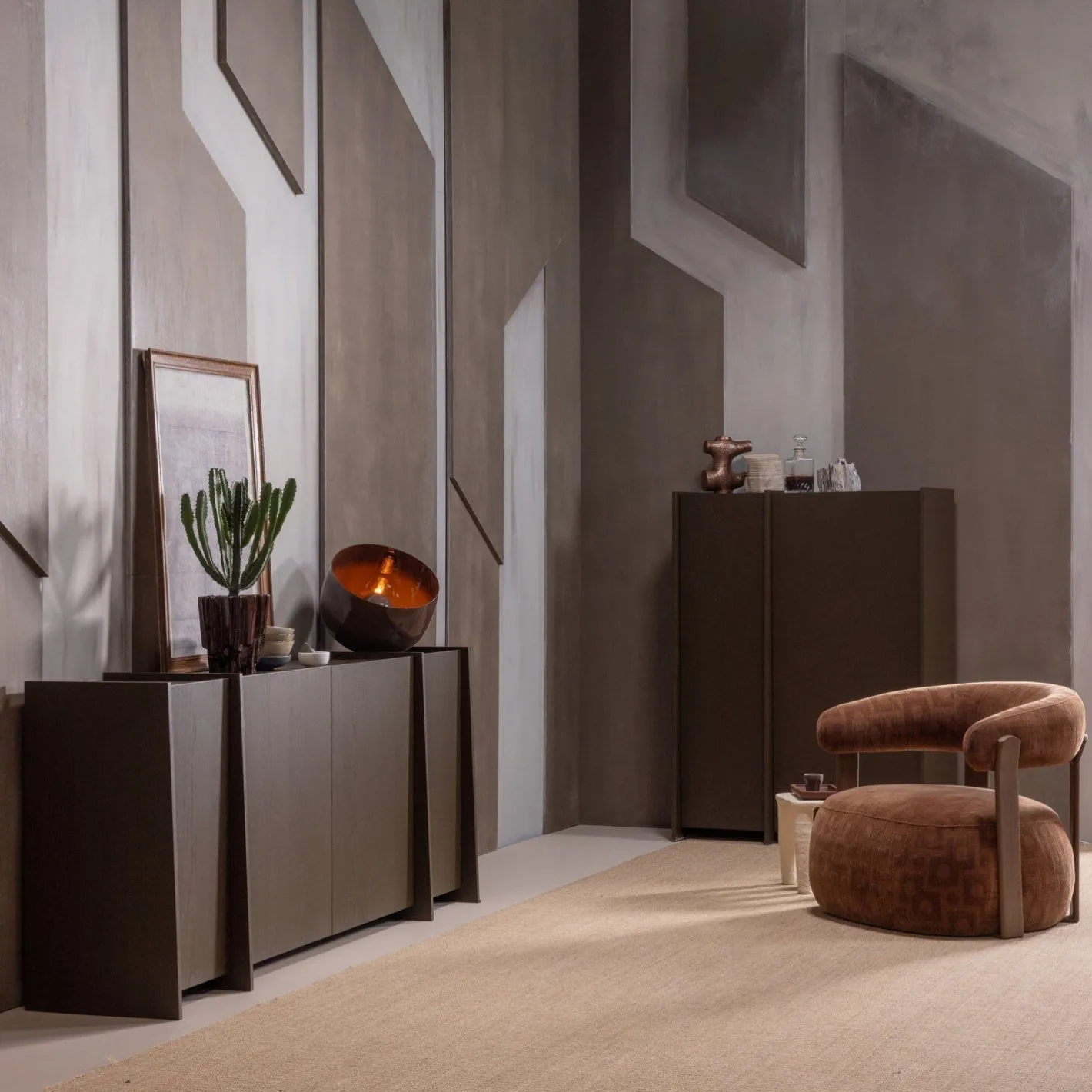 New WOOOD Brock Dressoir Bruin