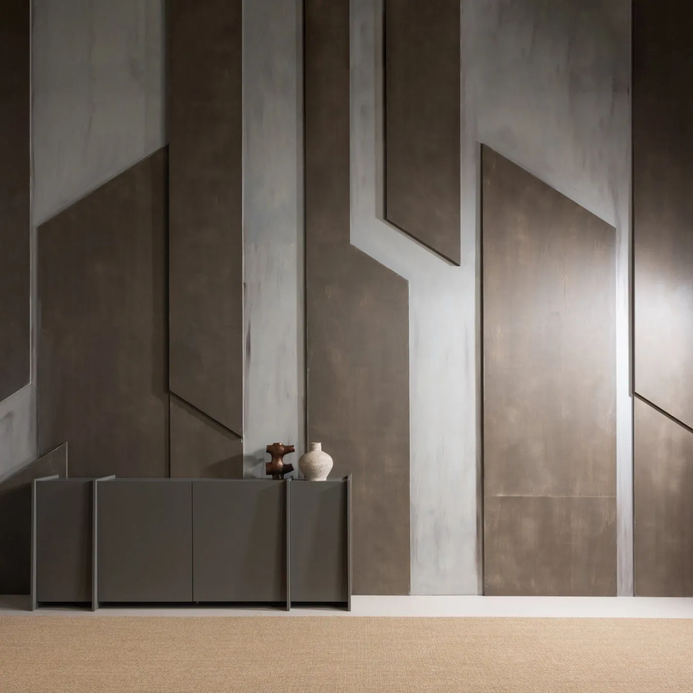 Best WOOOD Brock Dressoir Grijs