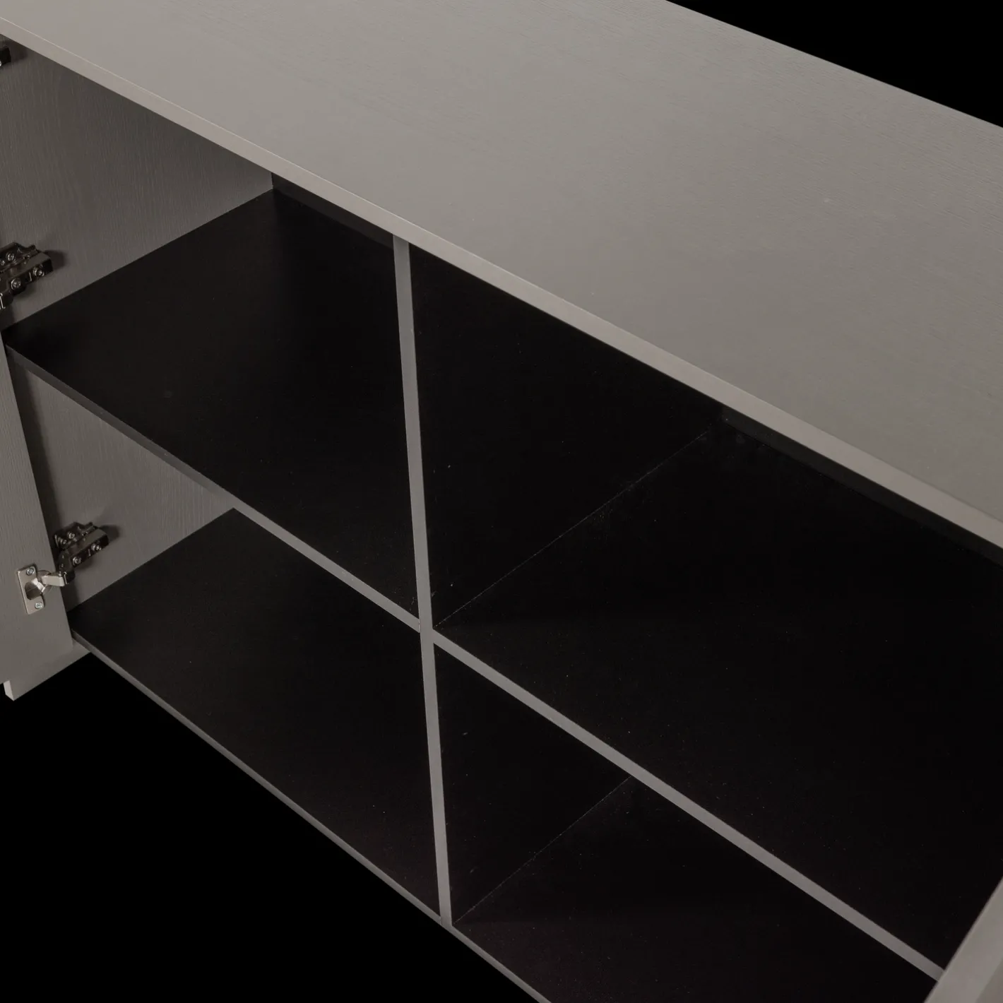 Best WOOOD Brock Dressoir Grijs