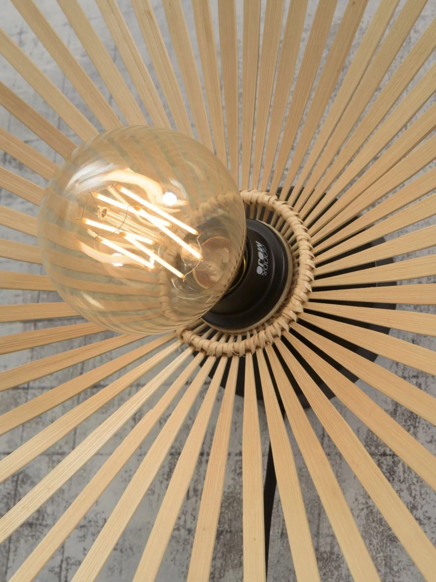 Outlet Good&Mojo Bromo Asymmetrical Wandlamp Natural