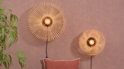Good&Mojo Bromo Bamboo Wandlamp Natural
