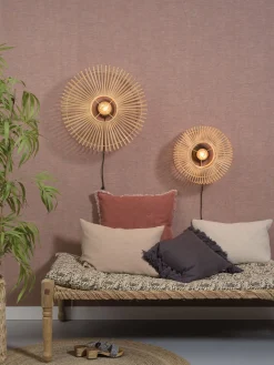 Good&Mojo Bromo Bamboo Wandlamp Natural