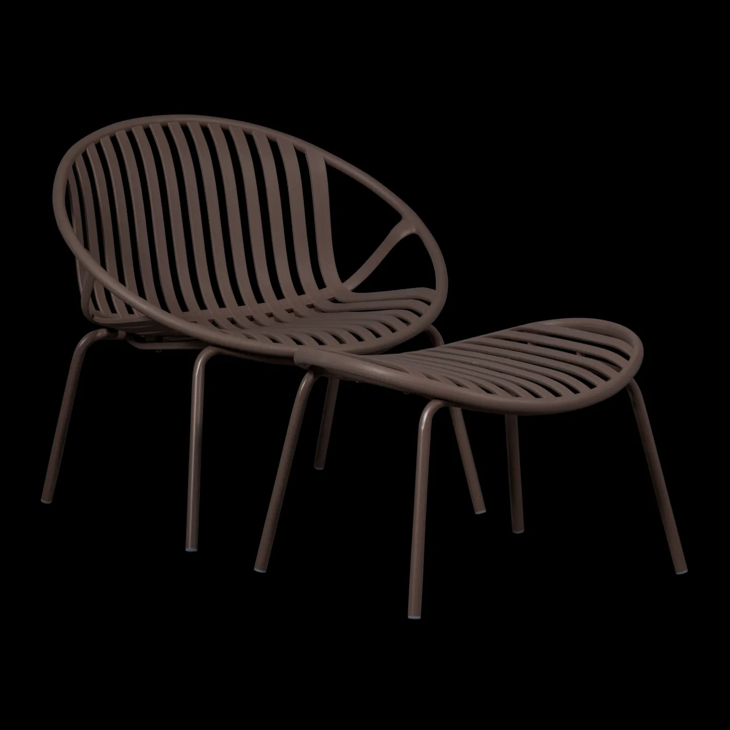 Online WOOOD Bruce Tuin Loungestoel Bruin