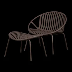 Online WOOOD Bruce Tuin Loungestoel Bruin