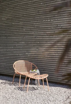 Discount WOOOD Bruce Tuin Loungestoel Salmon Pink