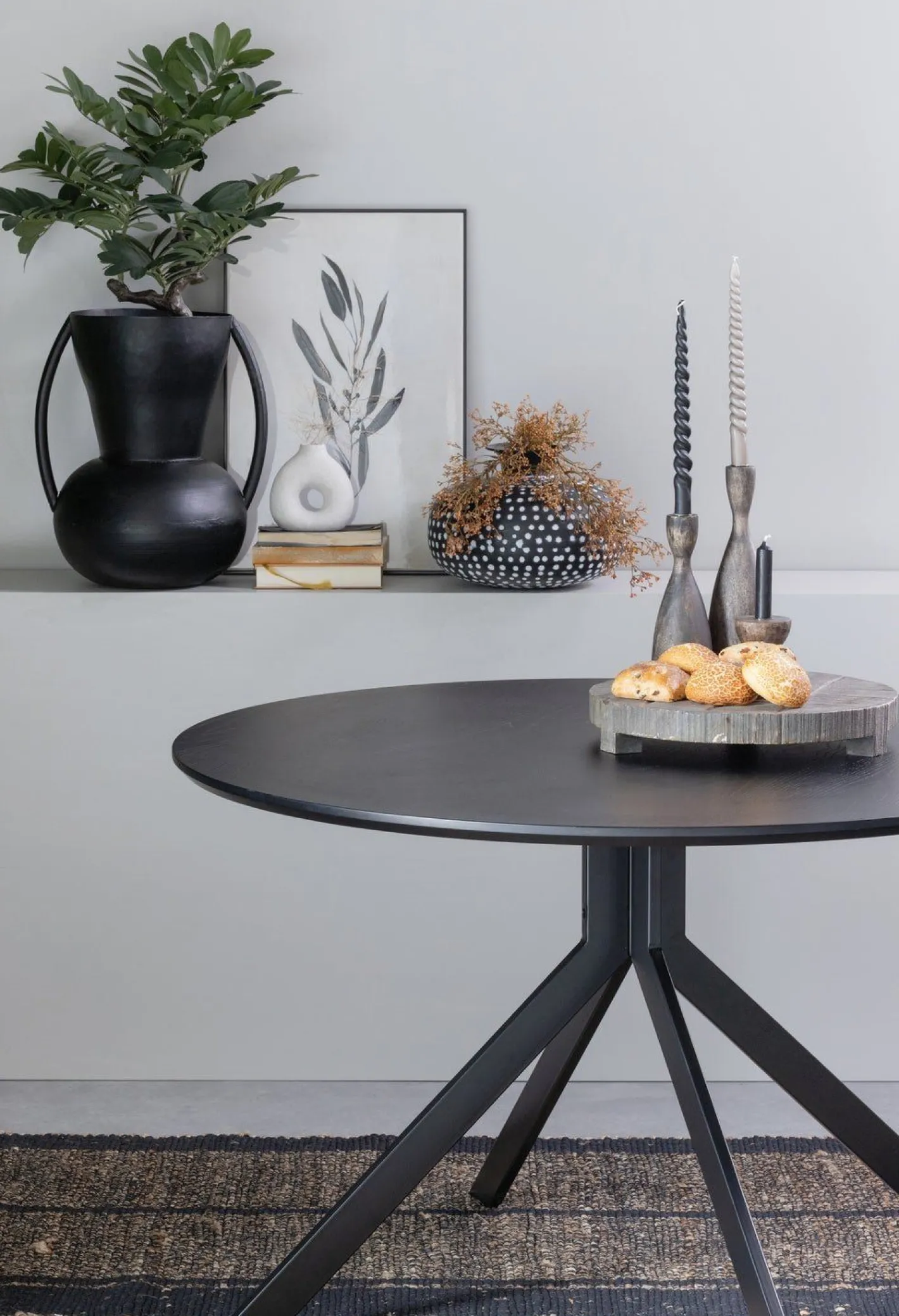 Outlet Trendhopper Bruno Eettafel Zwart