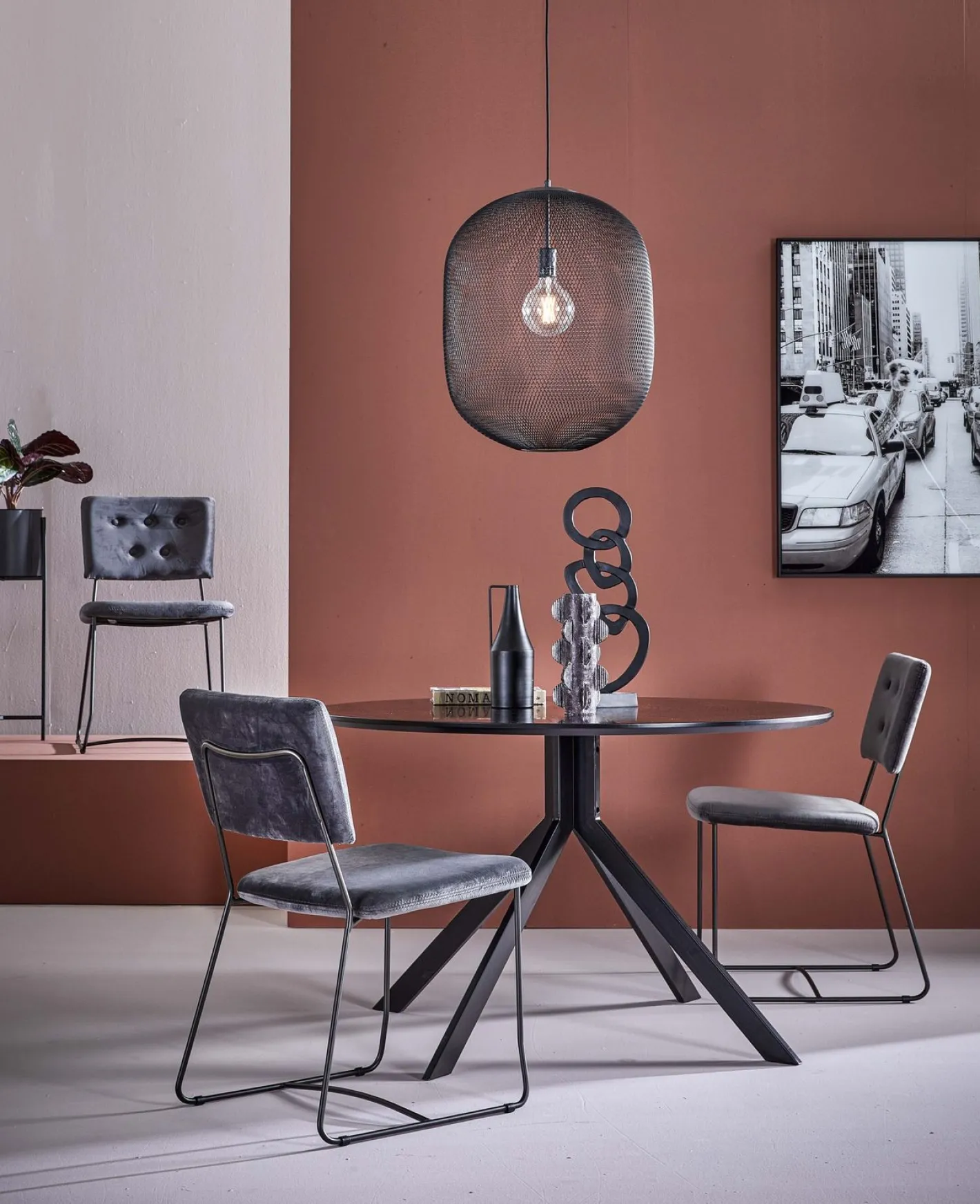 Outlet Trendhopper Bruno Eettafel Zwart