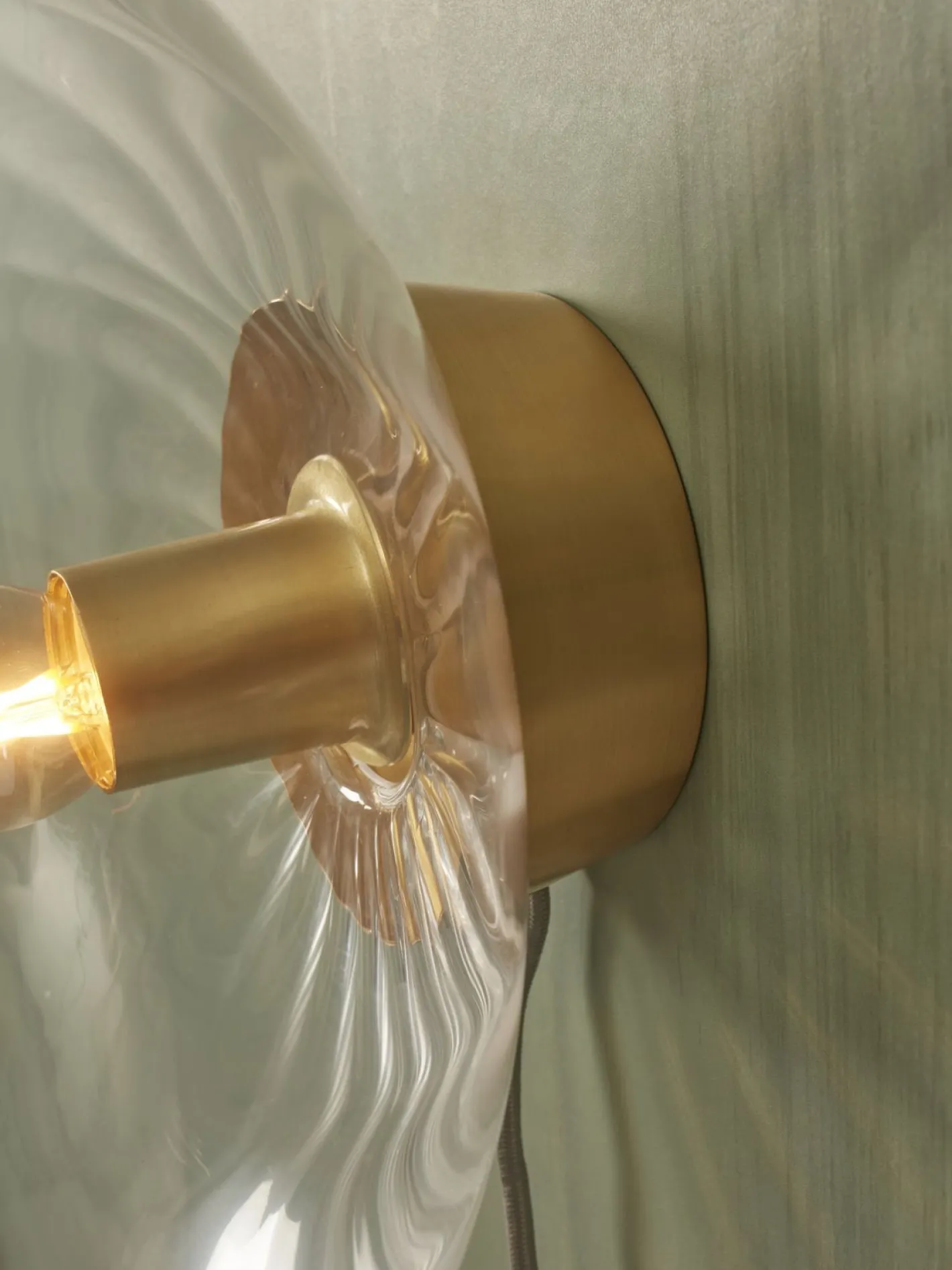 Clearance It's about RoMi Brussels Wandlamp Transparent, Gold