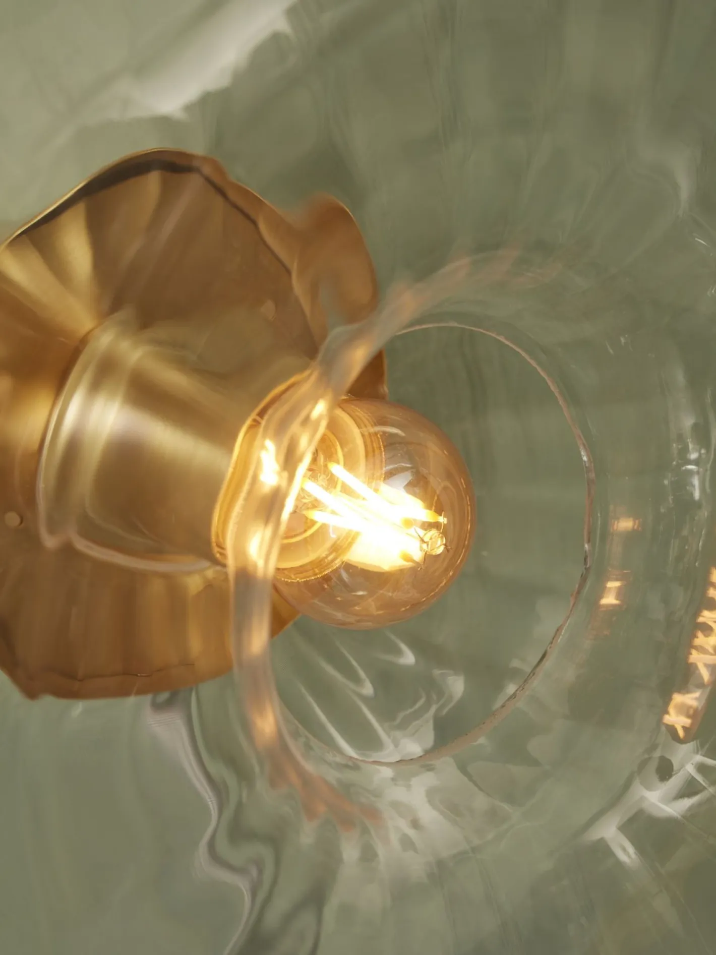 Clearance It's about RoMi Brussels Wandlamp Transparent, Gold