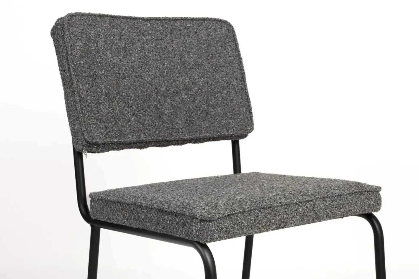 Hot Zuiver Buddy (set van 2) Eetkamerstoel Zwart, Antraciet