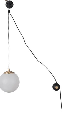 New Dutchbone Bulan Wandlamp Black, Brass