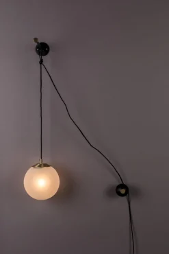 New Dutchbone Bulan Wandlamp Black, Brass